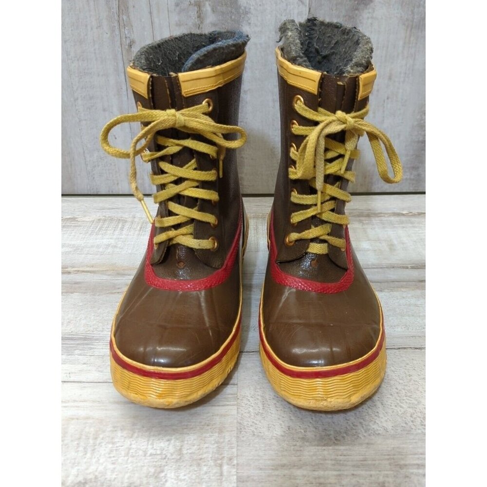 ✅ROBERT STEVENS Felt Lined Brown Steel Shank Mens 6 Boots Halloween Prop Decor - Picture 7 of 12